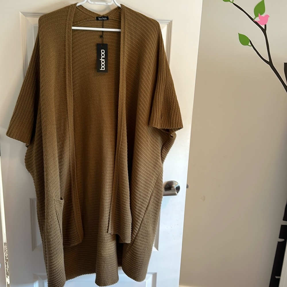 Long woollen kimono. One size, new with tags